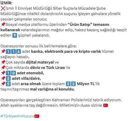 SİBERGÖZ-36 Operasyonlarında 23 ilde 109 şüpheli yakalandı SİBERGÖZ-36 Operasyonlarında 23 ilde 109 şüpheli yakalandı