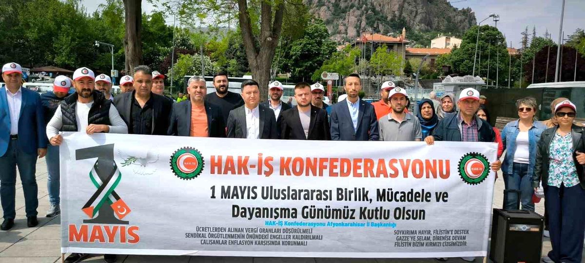 Afyonkarahisar\'da 1 Mayıs Emek ve Dayanışma Günü kutlamaları başladı