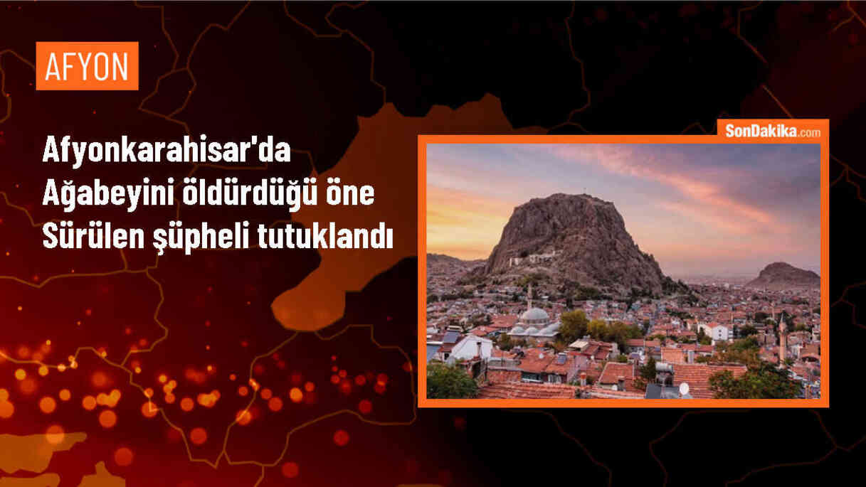 Afyonkarahisar\'da Ağabeyini Bıçaklayarak Öldürdüğü İddia Edilen Zanlı Tutuklandı