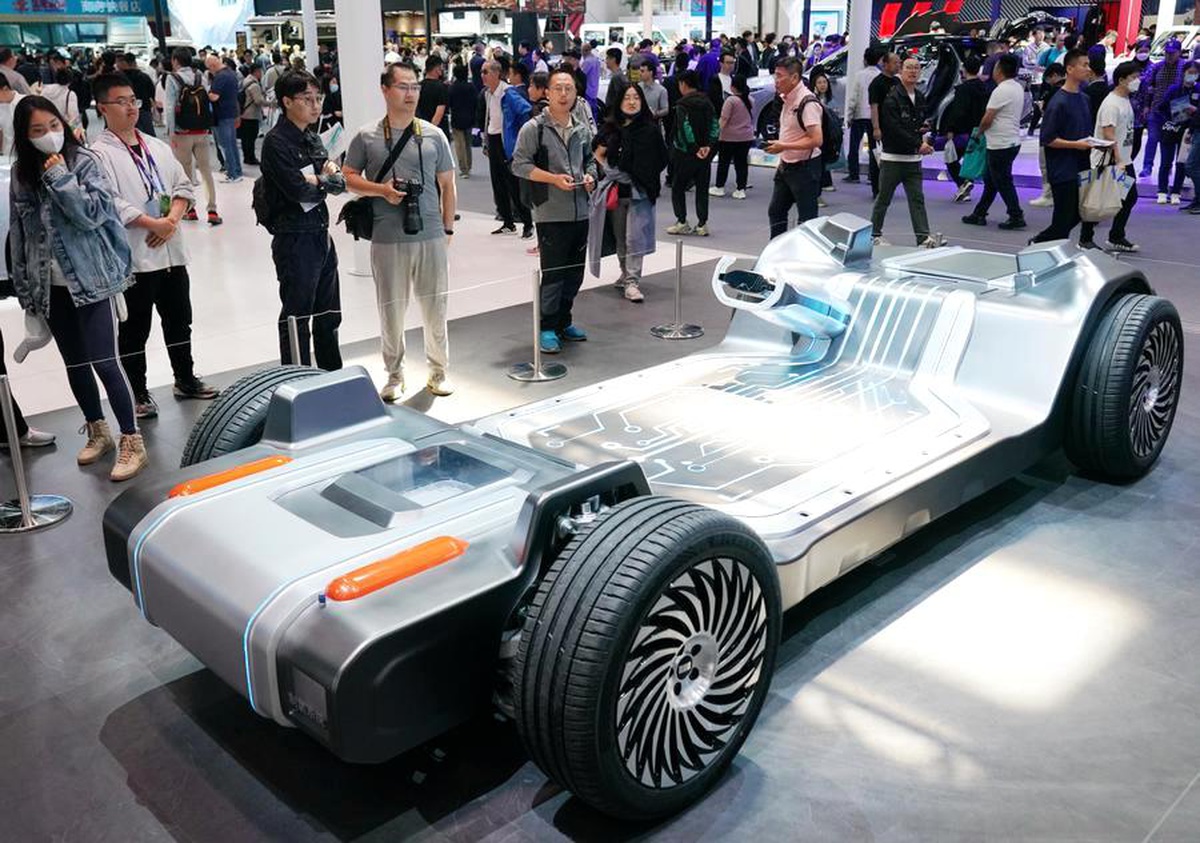 2024 Beijing Uluslararası Otomotiv Fuarı\'nda Yeni Enerjili Araçlar Sergileniyor