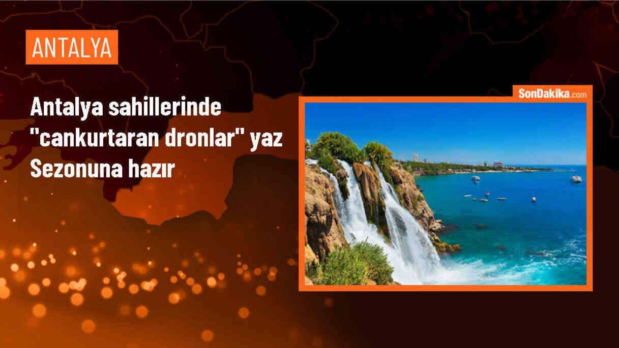 Antalya\'da cankurtaranlar, \'Cankuş\' adlı dronlarla yaz sezonuna hazırlanıyor