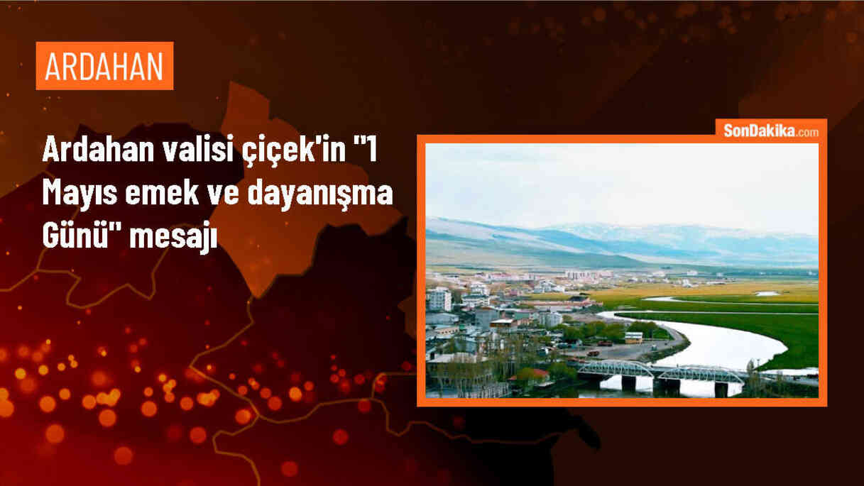 Ardahan Valisi Hayrettin Çiçek, 1 Mayıs Emek ve Dayanışma Günü\'nü kutladı