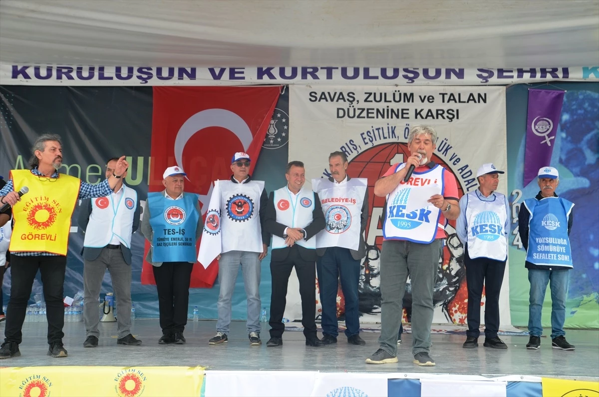 1 Mayıs Emek ve Dayanışma Günü Kutlamaları Bursa, Eskişehir, Balıkesir, Kütahya ve Çanakkale\'de Yapıldı
