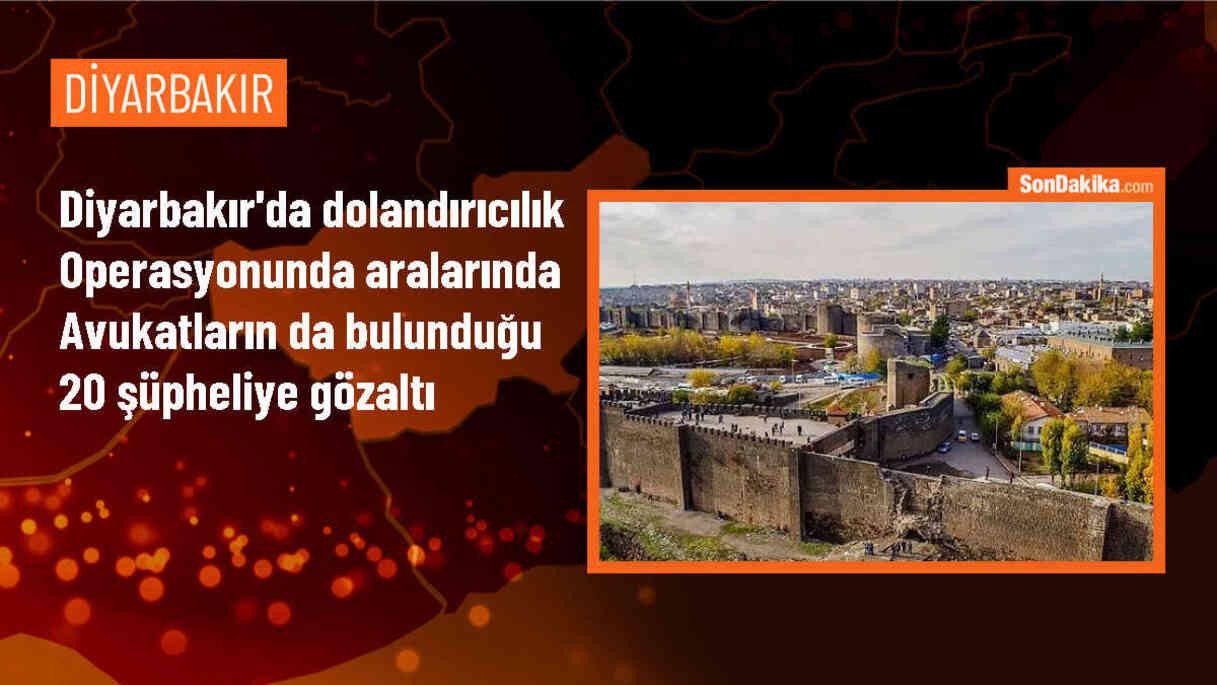 Diyarbakır\'da dolandırıcılık operasyonu: 20 şüpheli gözaltına alındı