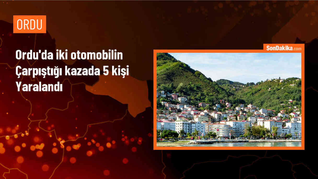 Ünye\'de trafik kazasında 5 kişi yaralandı