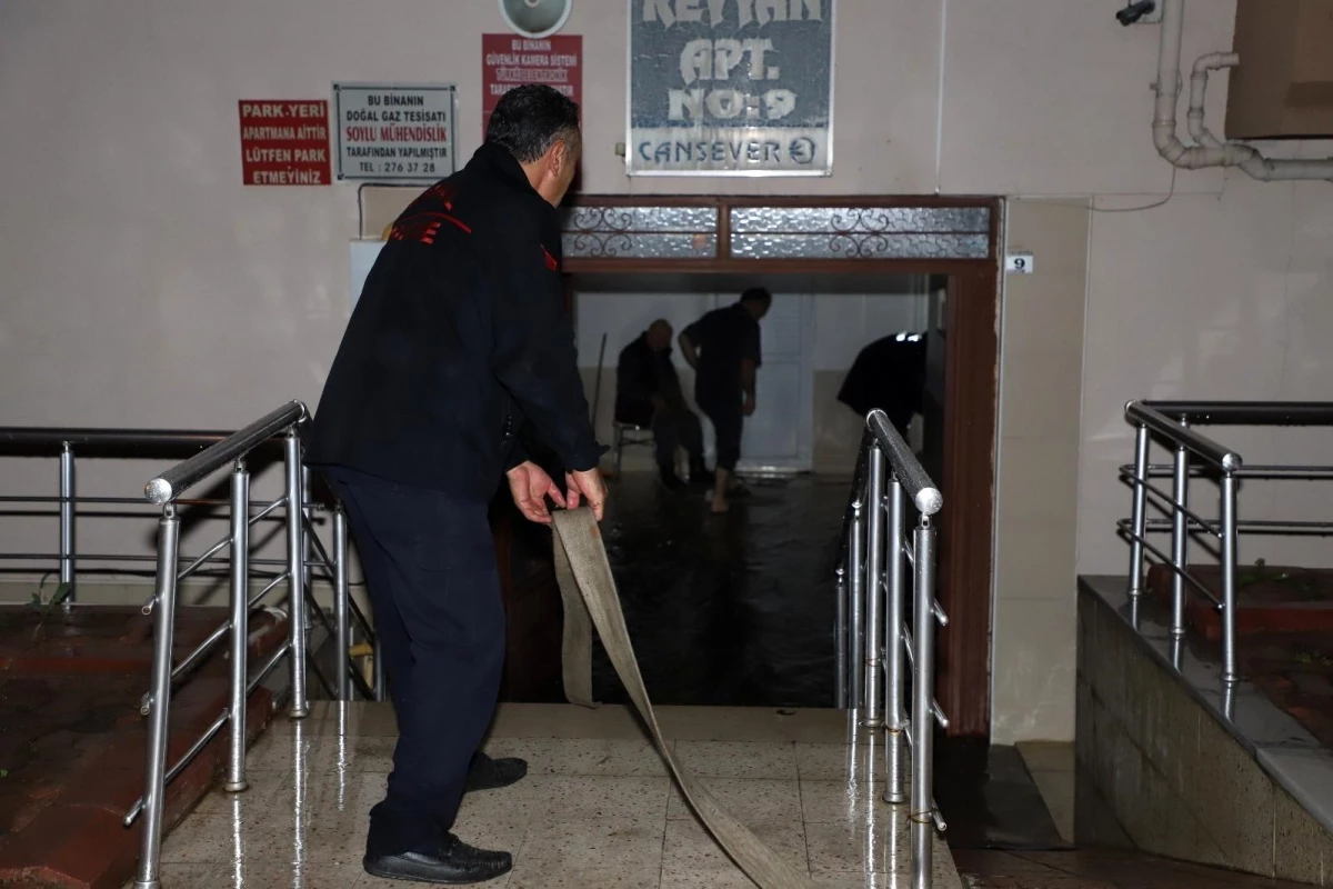 Turhal Belediyesi Şiddetli Yağışlara Karşı Mücadele Başlattı