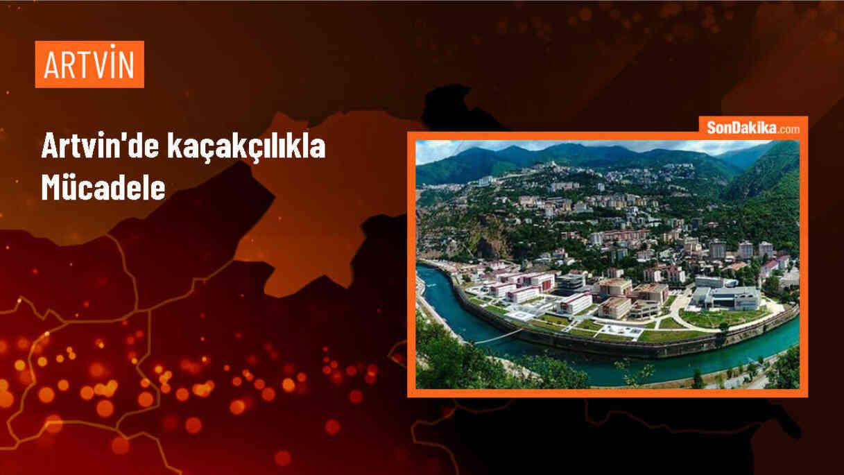 Artvin\'de gümrük kaçağı sigara, elektronik sigara ve içki ele geçirildi
