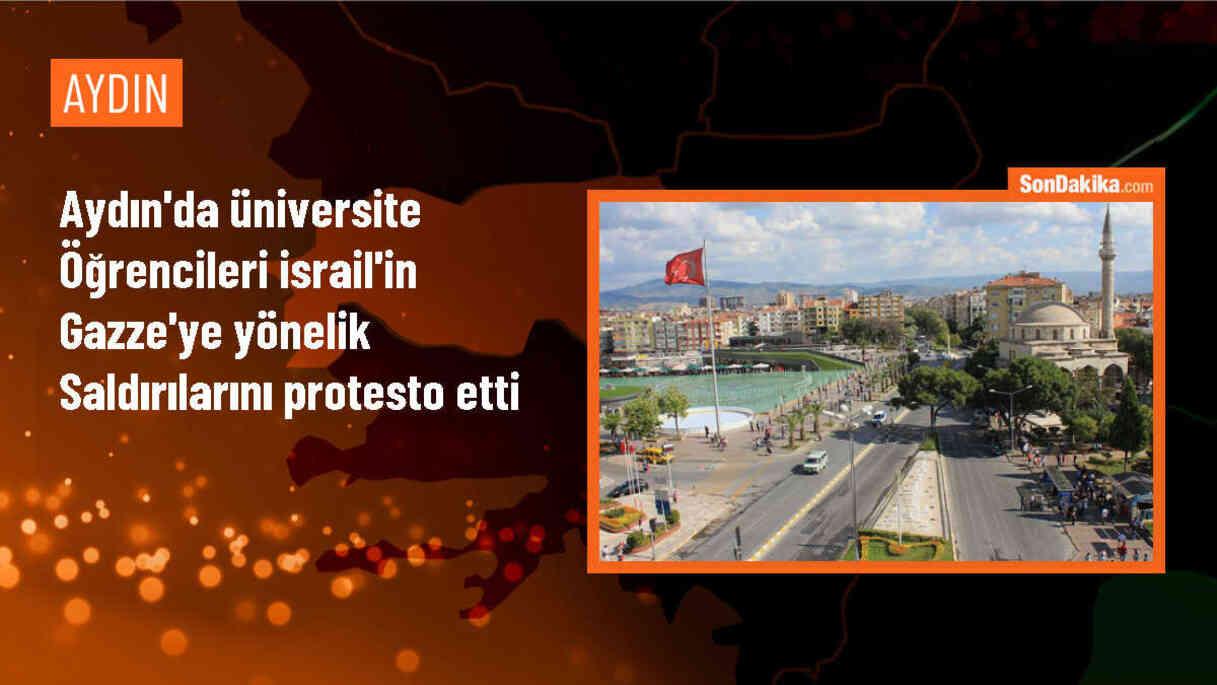 ADÜ Öğrencileri İsrail\'in Gazze\'ye yönelik saldırılarını protesto etti