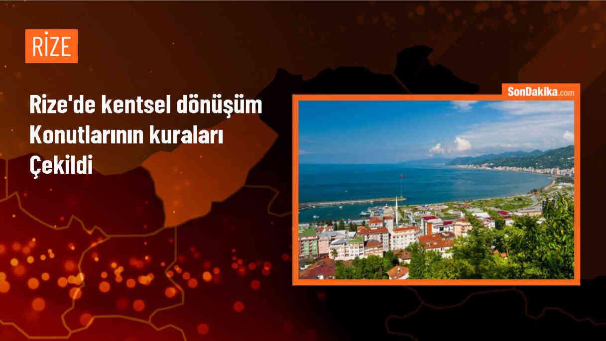 Rize\'de kentsel dönüşüm konutları hak sahipleri belirlendi