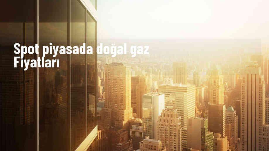 Spot Doğal Gaz Piyasasında Referans Fiyat 10 Bin 583 Lira Olarak Belirlendi