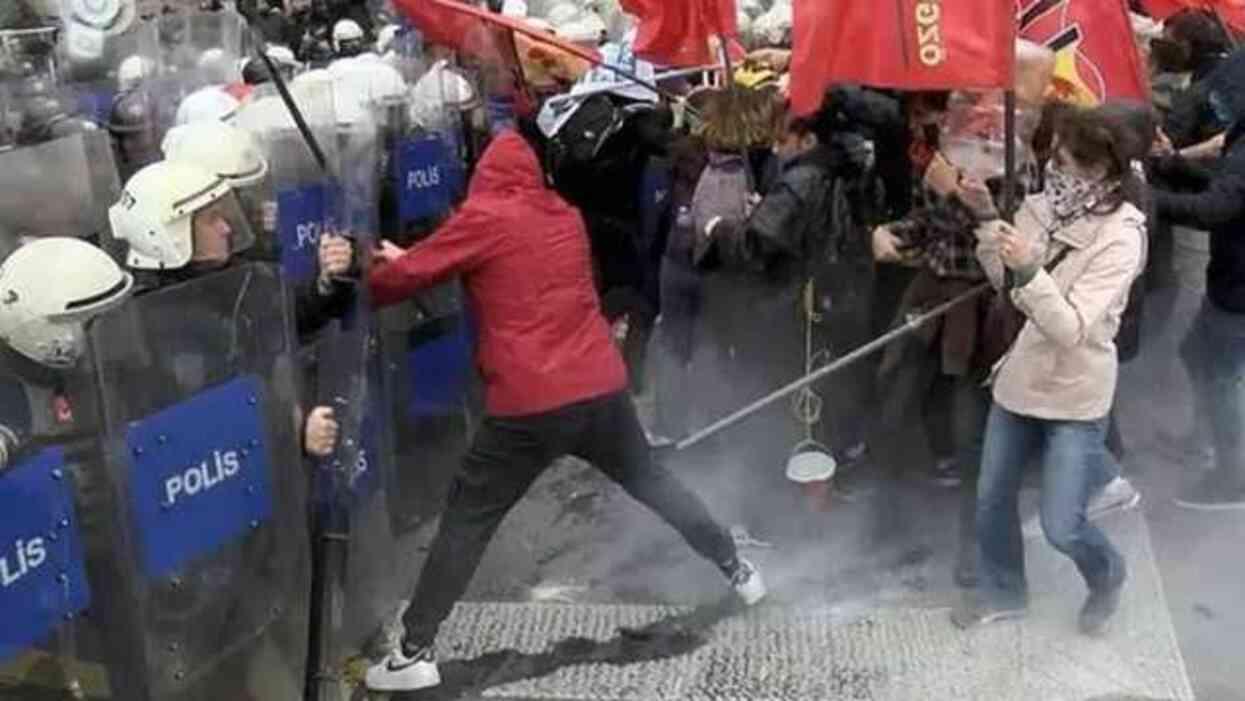 1 Mayıs'ta polis kalkanlarını tekmeleyen sosyal medya fenomenine gözaltı