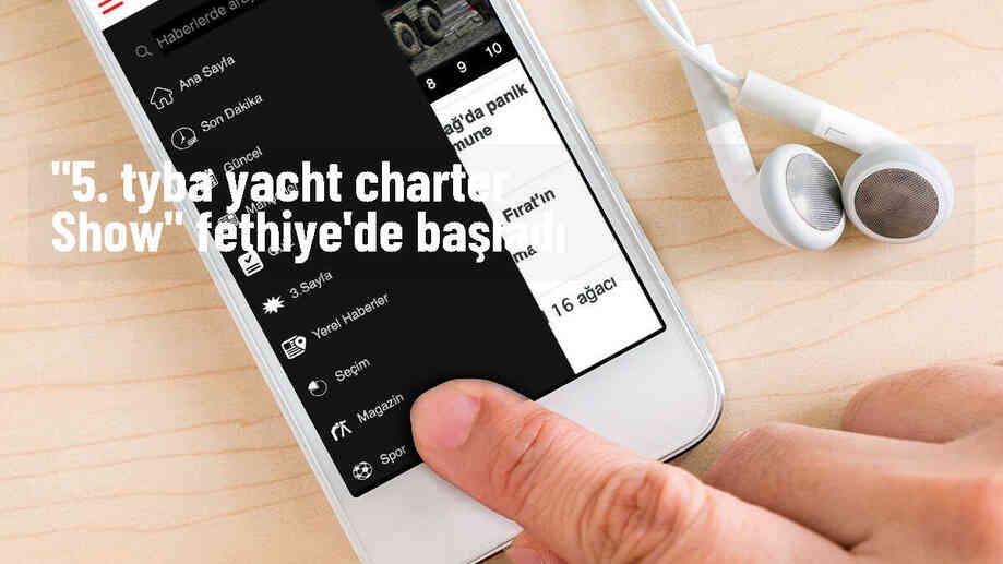 Fethiye\'de düzenlenen 5. TYBA Yacht Charter Show başladı