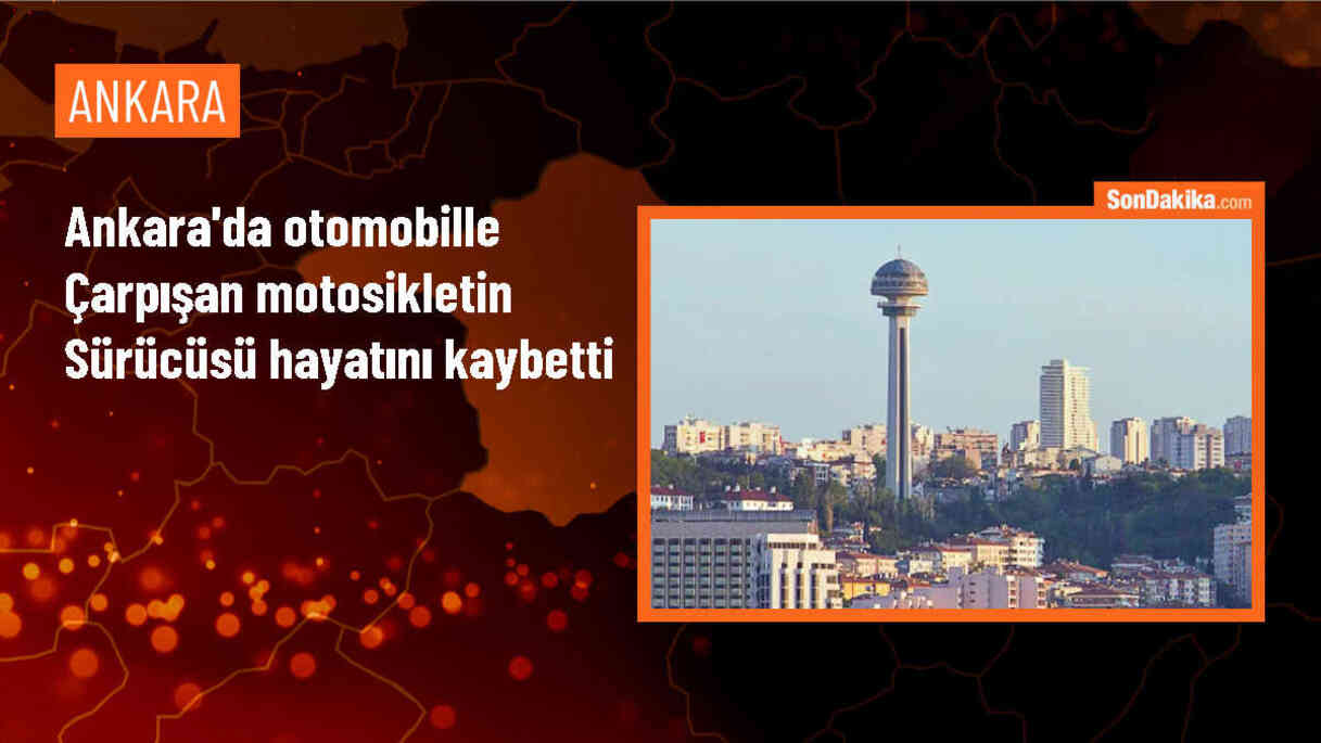 Ankara\'da motosiklet kazasında sürücü hayatını kaybetti