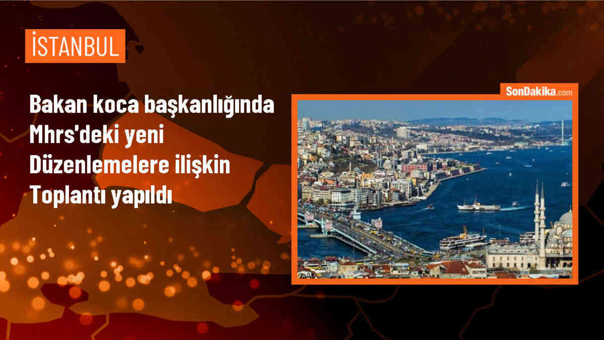 Sağlık Bakanı Koca, MHRS\'deki yeni düzenlemeleri görüşmek üzere toplantı düzenledi