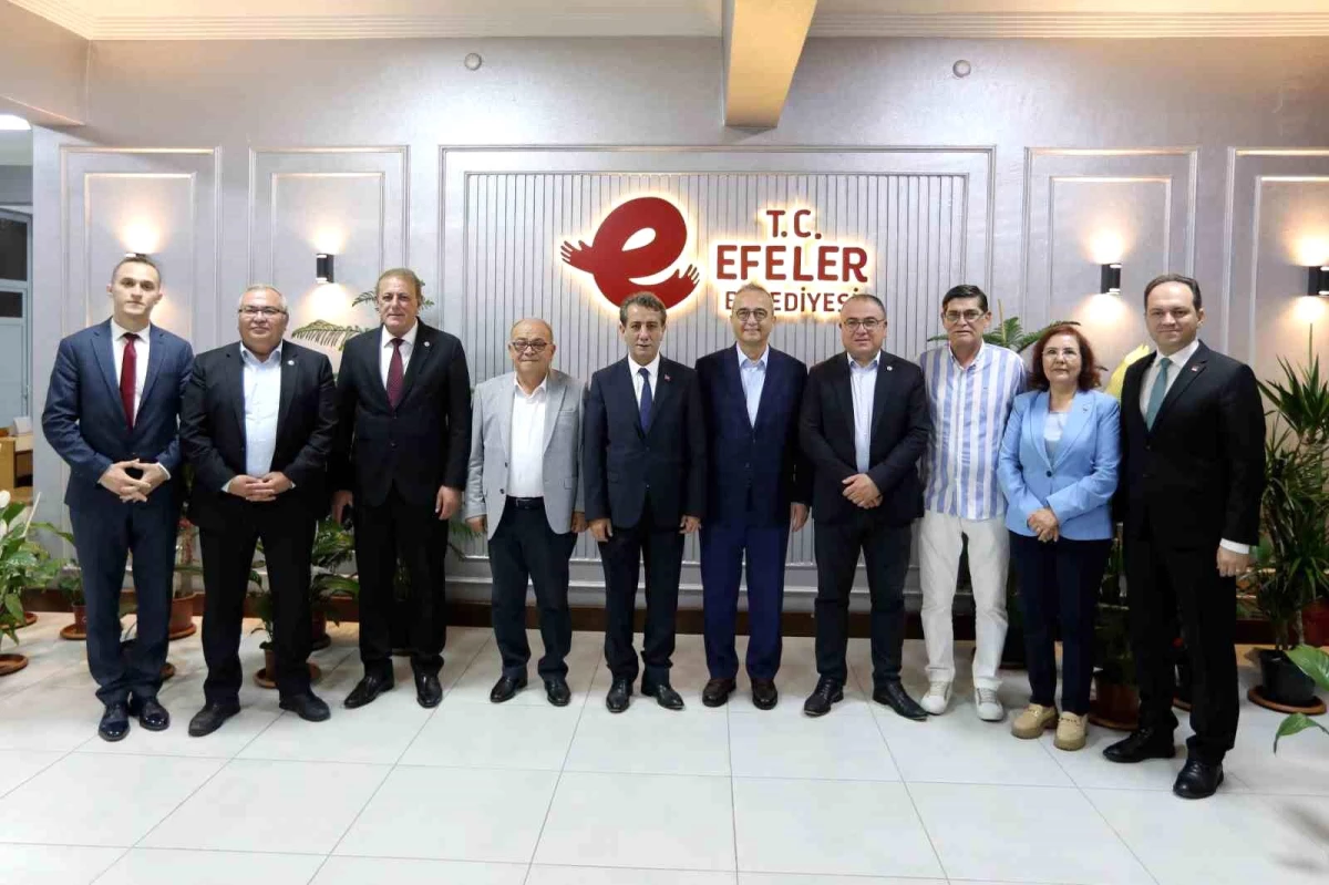 Efeler Belediye Başkanı Anıl Yetişkin, CHP Aydın Milletvekilleri ve beraberindeki heyeti ağırladı