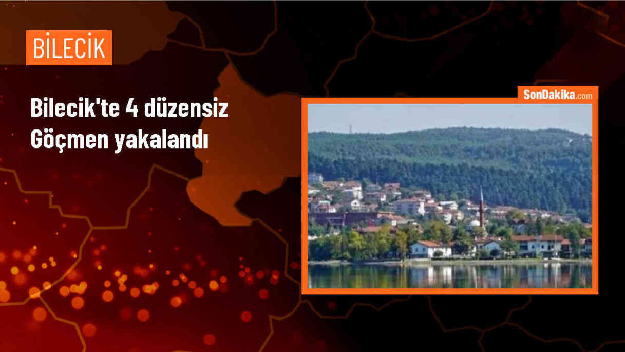 Bilecik\'te 4 düzensiz göçmen yakalandı