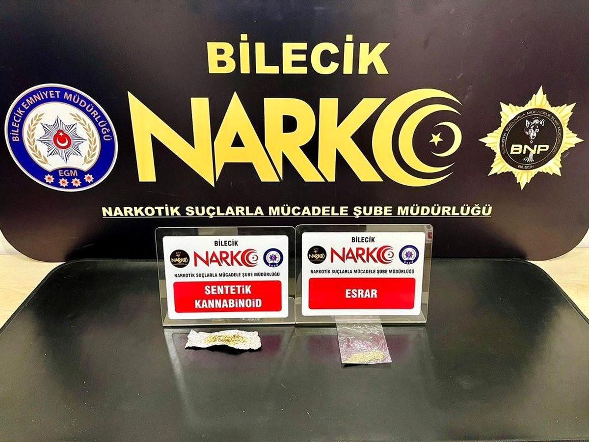 Bilecik\'te düzenlenen uyuşturucu operasyonunda 1 şüpheli yakalandı