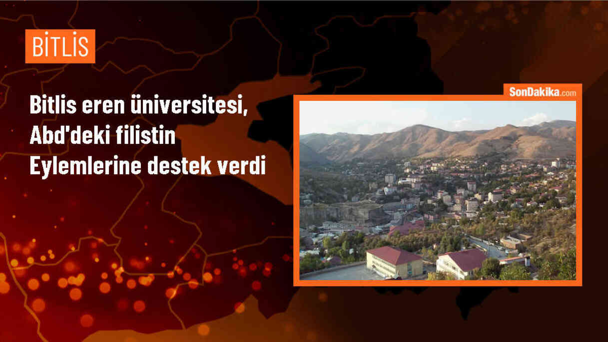 Bitlis Eren Üniversitesi, Filistin\'e Destek İçin Oturma Eylemi Başlattı