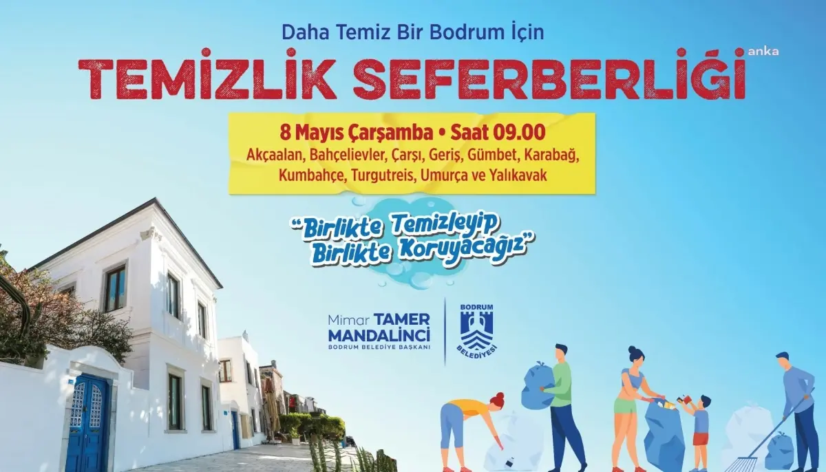 Bodrum\'da Genel Temizlik Hareketi Başlıyor