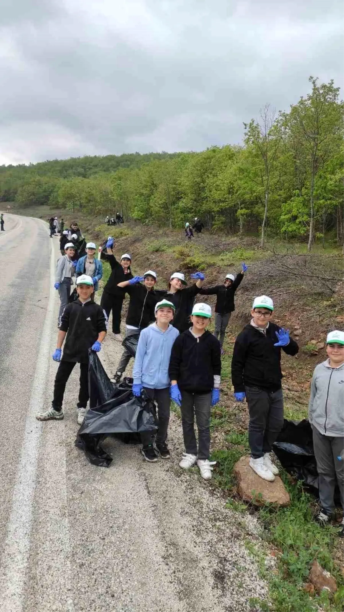 Bilecik\'te \'Orman Benim\' kampanyası kapsamında çöp toplama etkinliği düzenlendi