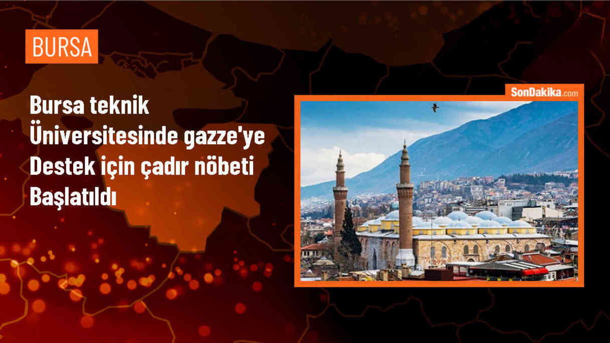 BTÜ Öğrencileri İsrail\'in Gazze\'deki saldırılarını protesto etmek için çadır nöbeti tutuyor