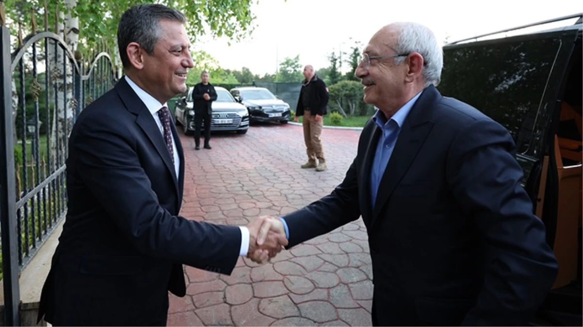 CHP Genel Başkanı Özgür Özel ve Kemal Kılıçdaroğlu Ankara\'da görüştü