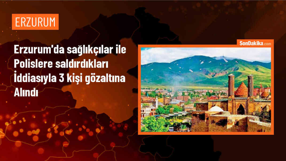 Erzurum\'da hastanede yakınlarını kaybeden 3 kişi gözaltına alındı
