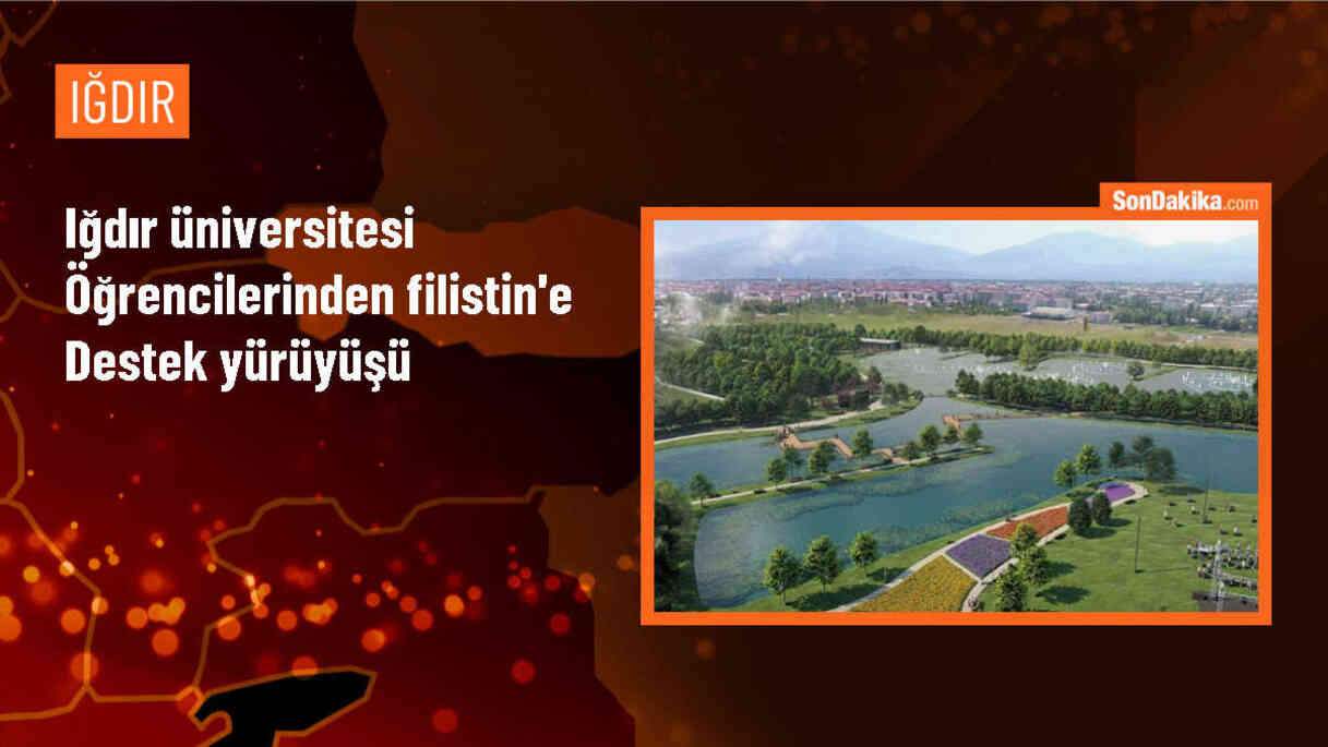 Iğdır Üniversitesi öğrencileri İsrail\'in saldırılarına tepki gösterdi