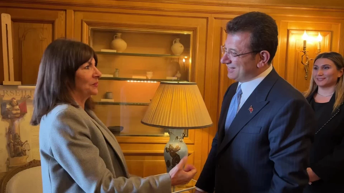 İmamoğlu Fransa\'da Türkiye\'nin Paris Büyükelçisi ve Paris Belediye Başkanı ile görüştü