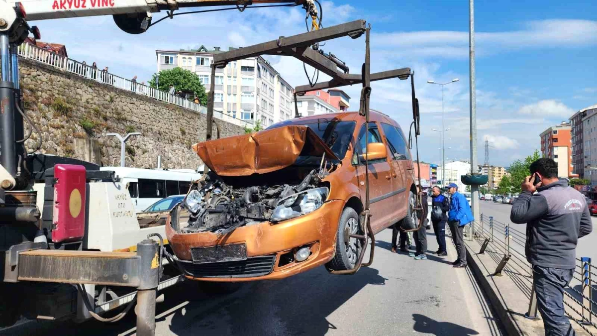 Zonguldak\'ın Ereğli ilçesinde zincirleme trafik kazası