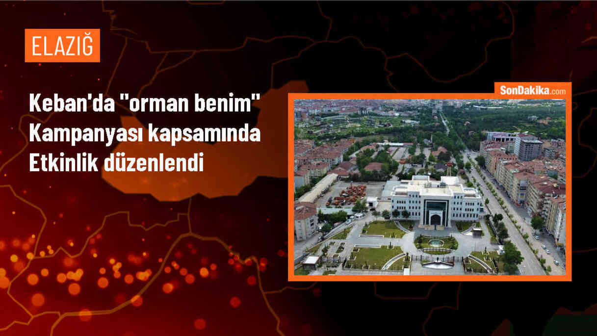 Elazığ\'da \'Orman Benim\' kampanyası kapsamında etkinlik düzenlendi