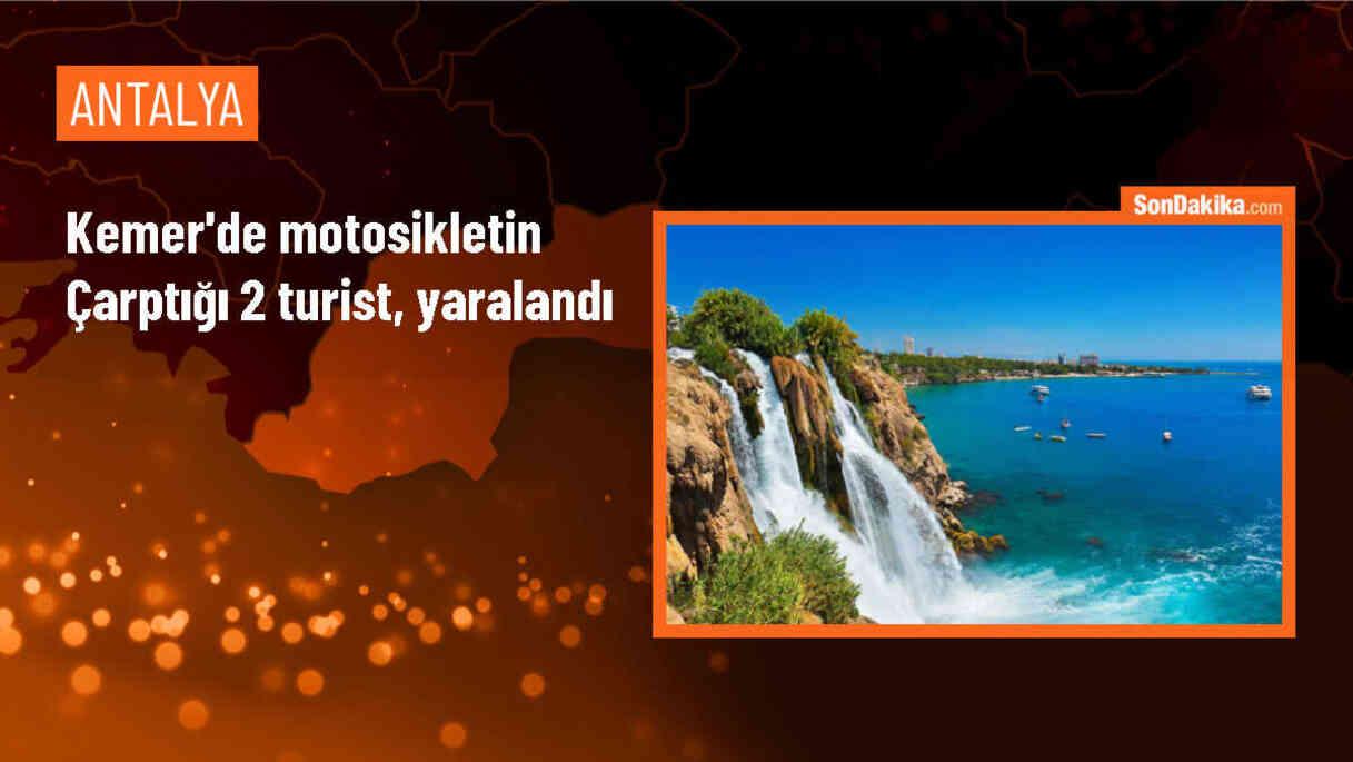 Antalya\'da motosiklet kazası: 2 turist yaralandı