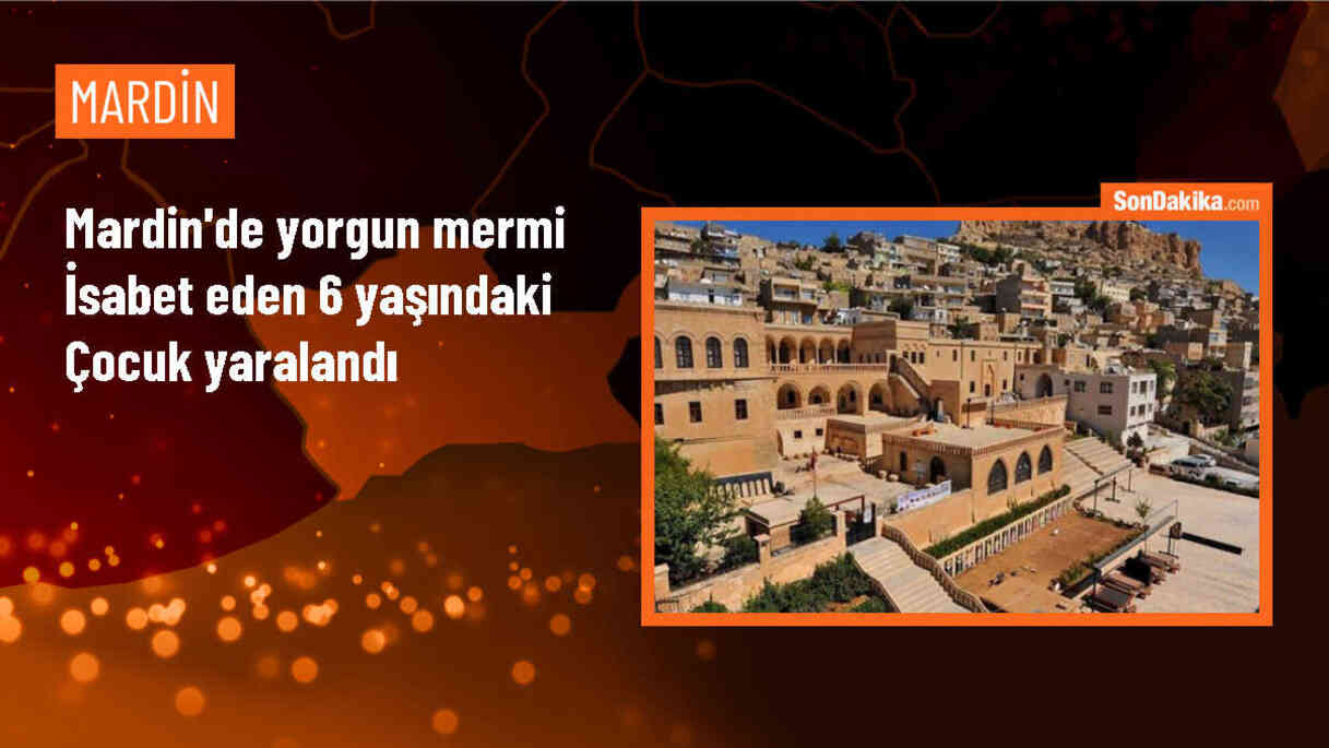 Mardin\'in Kızıltepe ilçesinde yorgun mermi isabet eden 6 yaşındaki kız çocuğu yaralandı