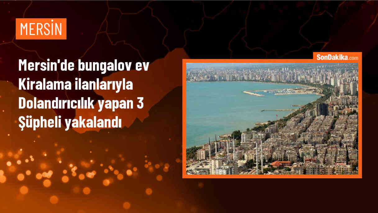 Mersin\'de Bungalov Ev Dolandırıcıları Yakalandı