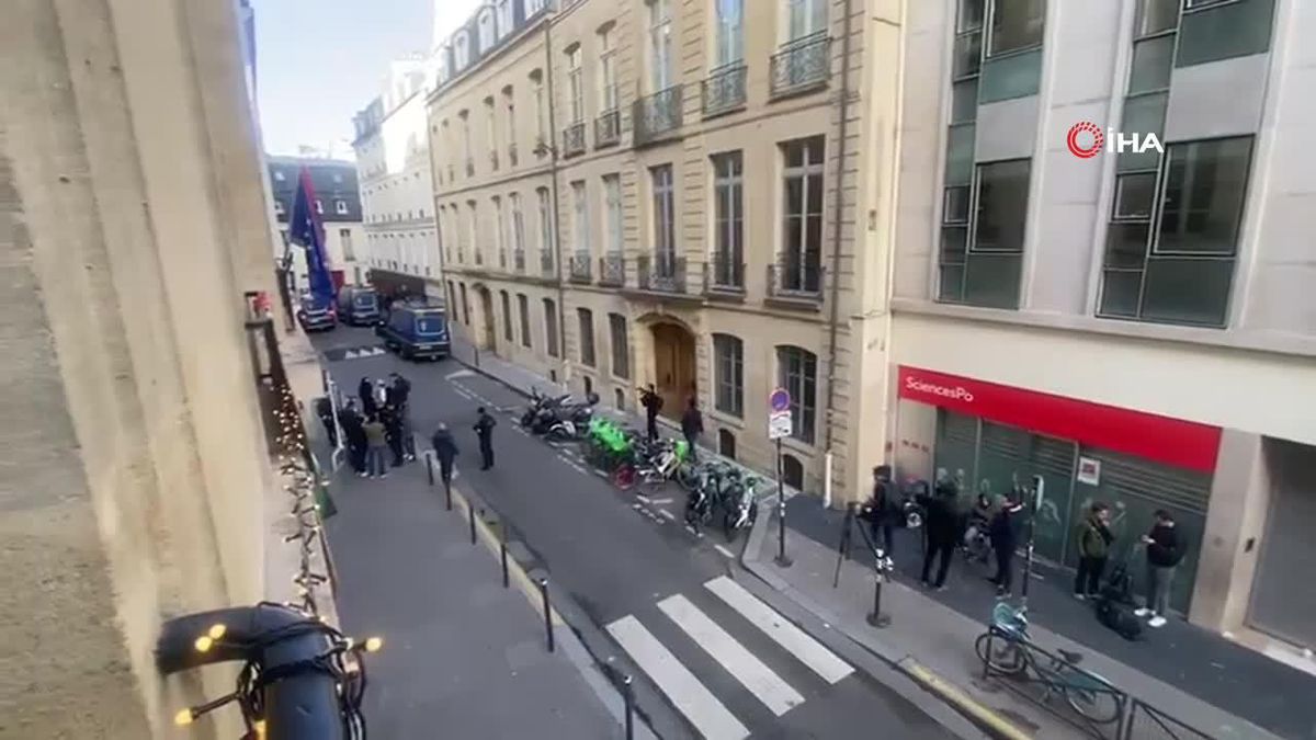Paris\'te Gazze eylemlerinin yapıldığı üniversitede eğitime ara verildi