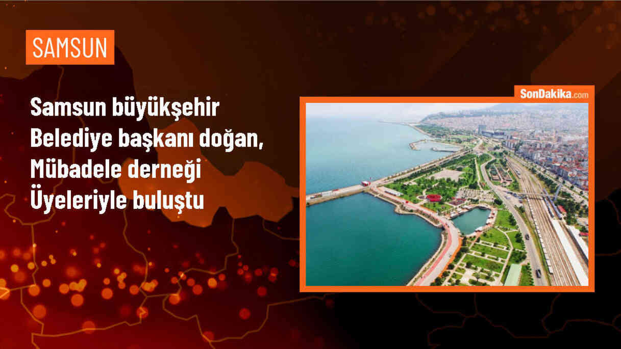 Samsun Büyükşehir Belediye Başkanı Halit Doğan, Samsun Mübadele ve Balkan Türk Kültürü Araştırmaları Derneği üyeleriyle bir araya geldi