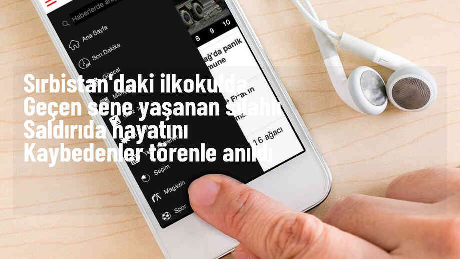 Belgrad\'da silahlı saldırıda hayatını kaybedenler için tören düzenlendi