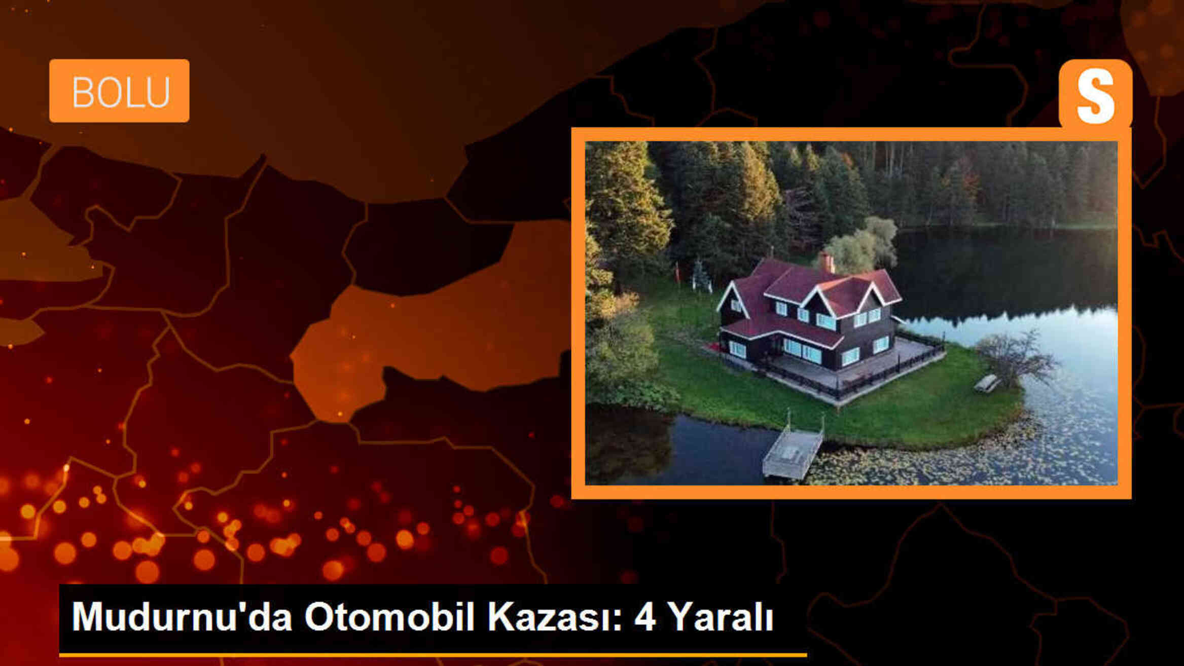 Mudurnu\'da Otomobil Kazası: 4 Yaralı