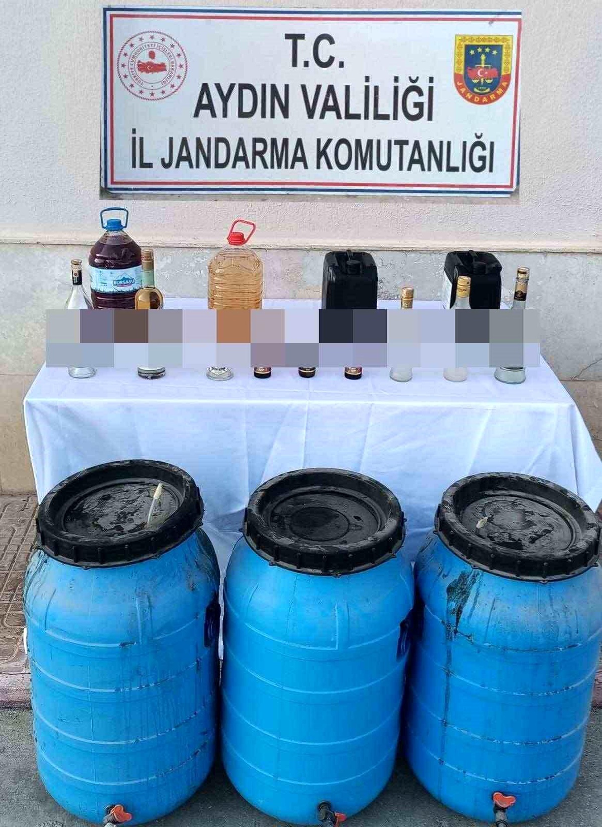 Aydın\'da Kaçak Alkol Üretimi ve Satışı Operasyonu