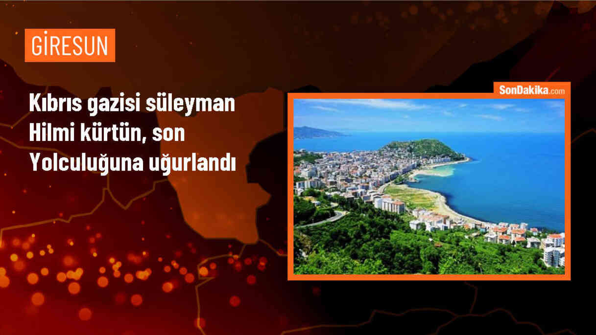 Kıbrıs gazisi Süleyman Hilmi Kürtün\'ün cenazesi Espiye\'de toprağa verildi