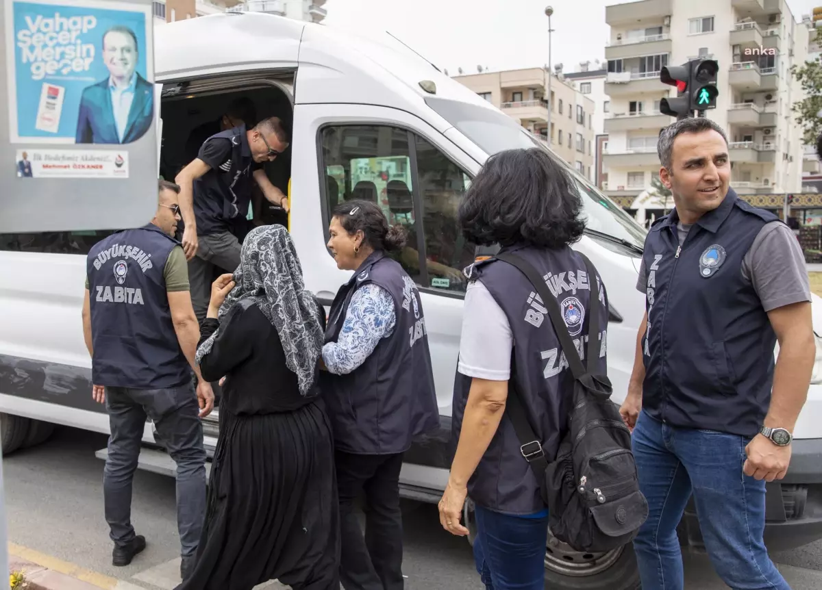 Mersin Zabıta Ekipleri Dilencilere Göz Açtırmıyor