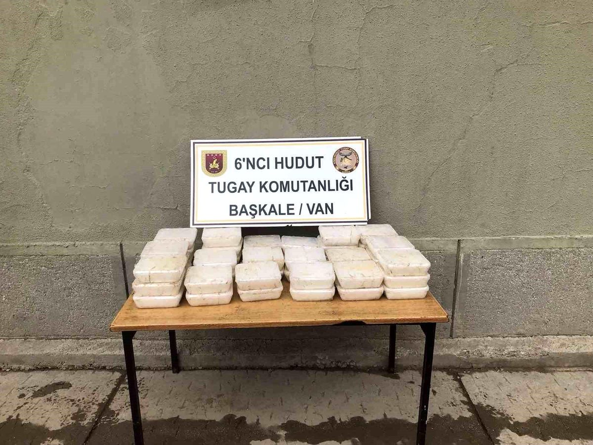 Van hudut hattında 48 kilo 234 gram uyuşturucu ele geçirildi