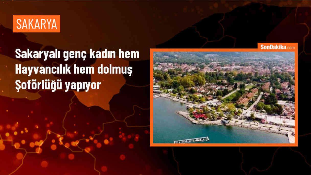 Sakarya\'da Hayvancılık Yapan Genç Kadın Dolmuş Şoförlüğü Yaparak Hayallerini Gerçekleştiriyor