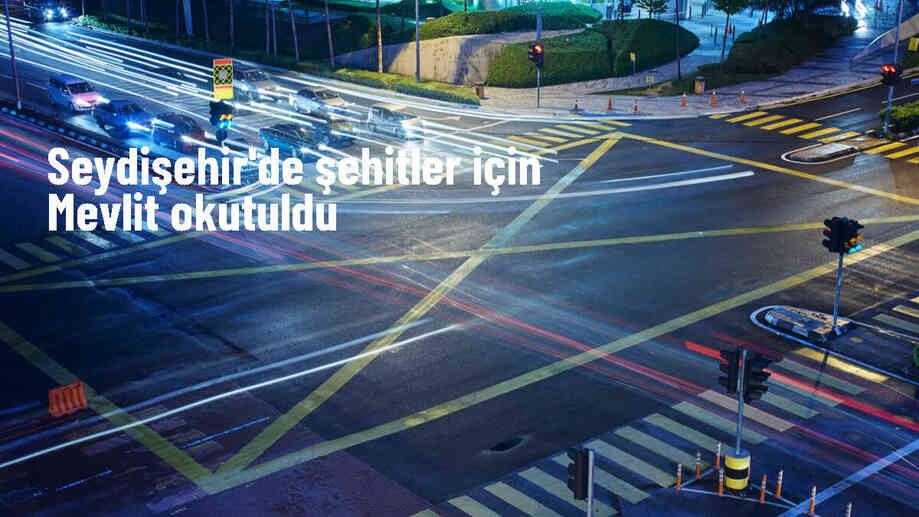 Seydişehir\'de şehitler için Mevlid-i şerif okutuldu
