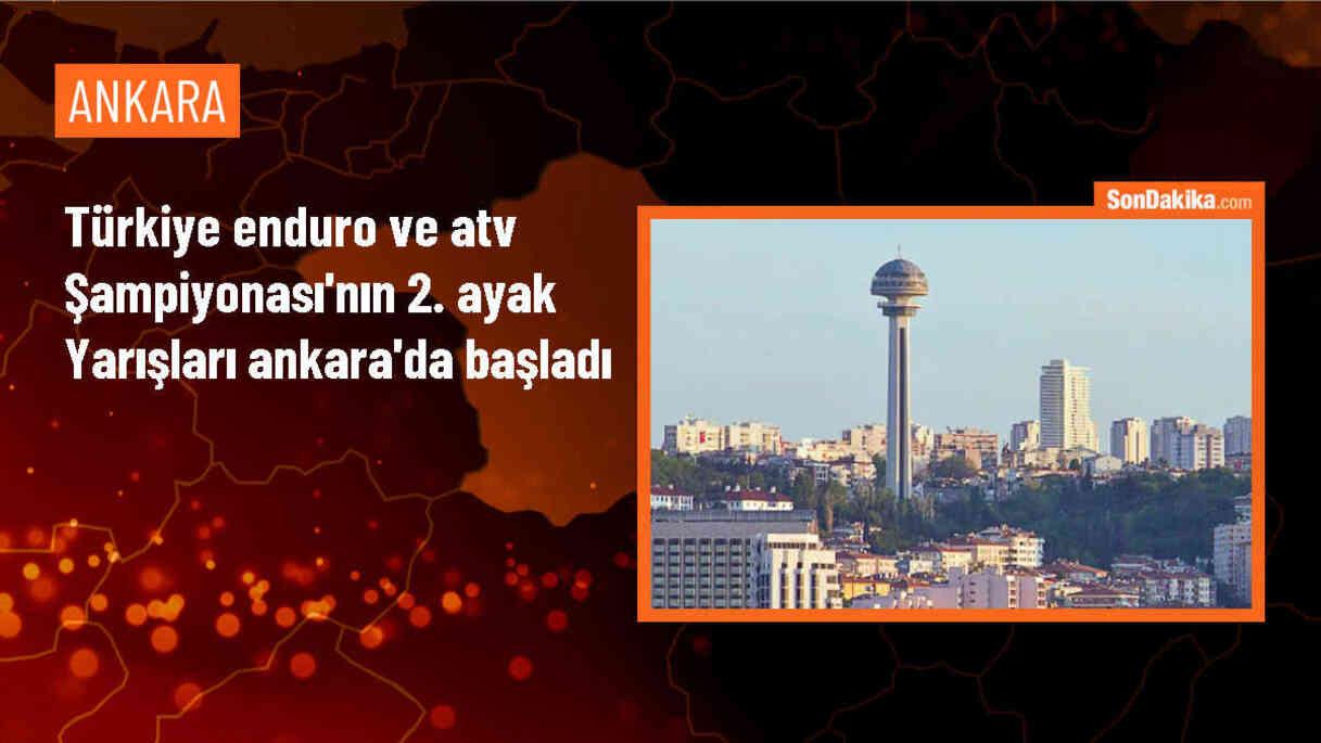 Türkiye Enduro ve ATV Şampiyonası\'nın 2. ayak yarışları Ankara\'da başladı