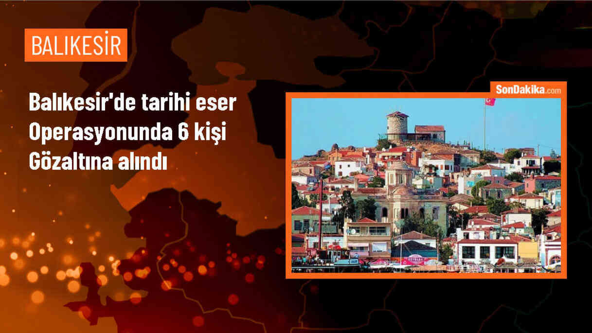 Balıkesir\'de Roma ve Bizans dönemine ait tarihi eser operasyonu
