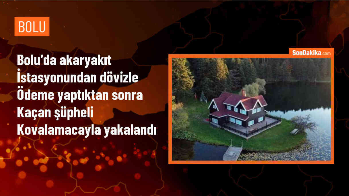 Bolu\'da akaryakıt istasyonundan dövizle ödeme yaptıktan sonra kaçan şüpheli kovalamaca sonucu yakalandı