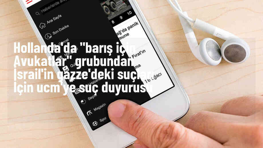 Hollanda\'da "Barış için avukatlar" grubundan İsrail\'in Gazze\'deki suçları için UCM\'ye suç duyurusu