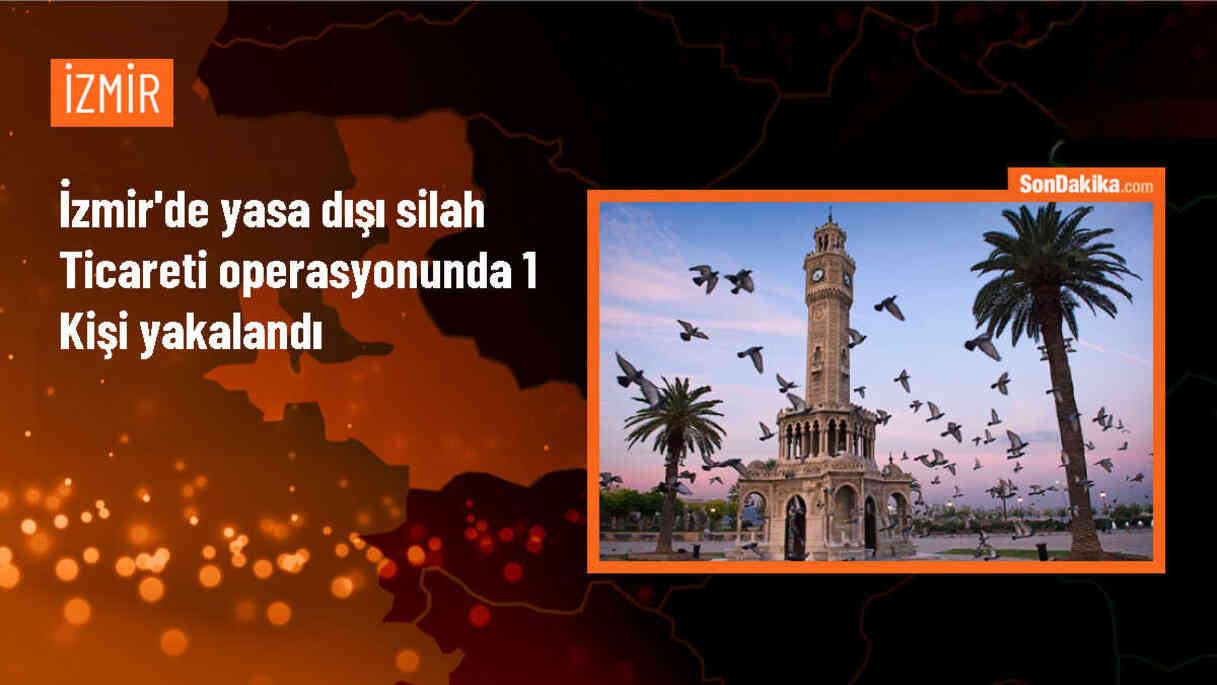 Ödemiş\'te yasa dışı silah ticareti yapan şüpheli gözaltına alındı