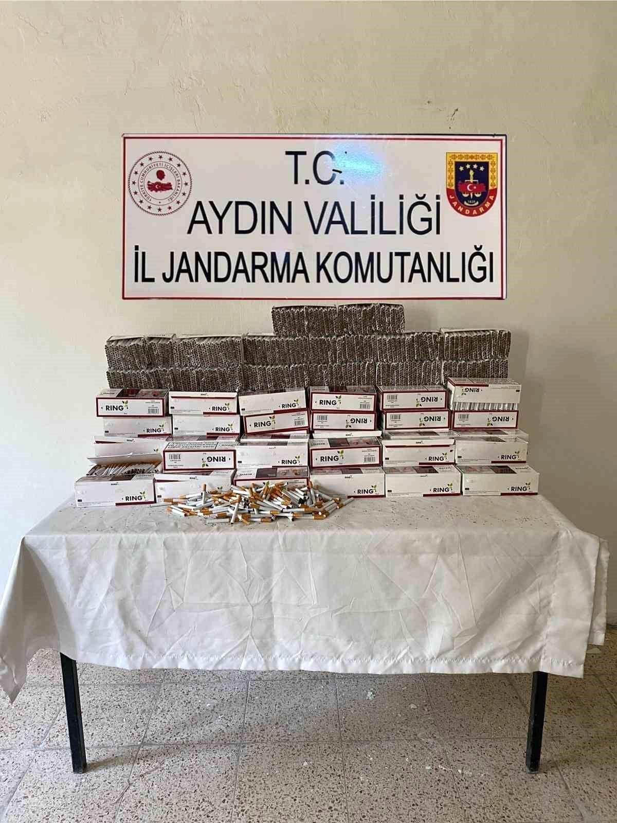 Aydın Germencik\'te Kaçak Sigara Operasyonu: 2 Şüpheli Yakalandı